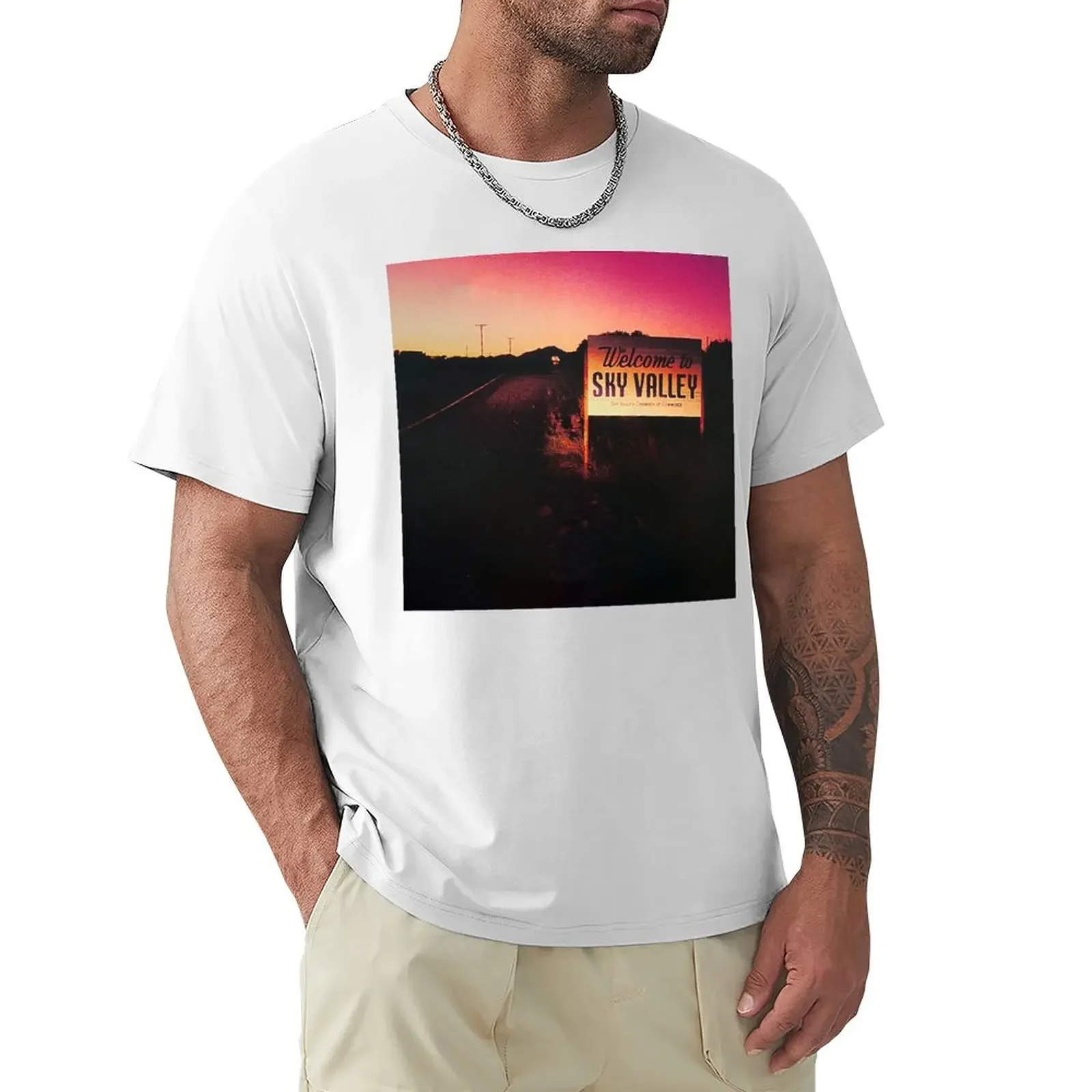 Welcome to Sky Valley Cover Artwork Kyuss T-shirt boys whites cute tops quick drying Men's t-shirt