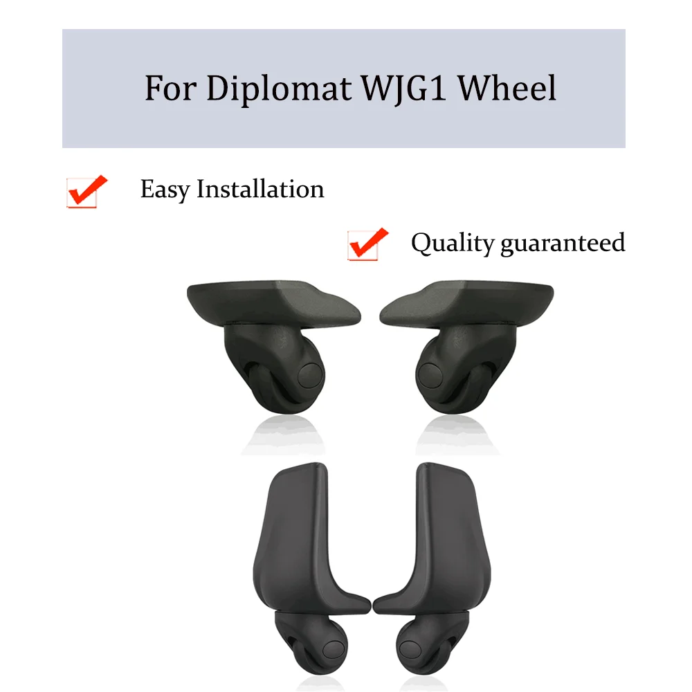 

For Diplomat WJG1 Universal Wheel Replacement Trolley Case Luggage Pulley Silent Smooth Shock Absorbing Accessories Caster Wheel