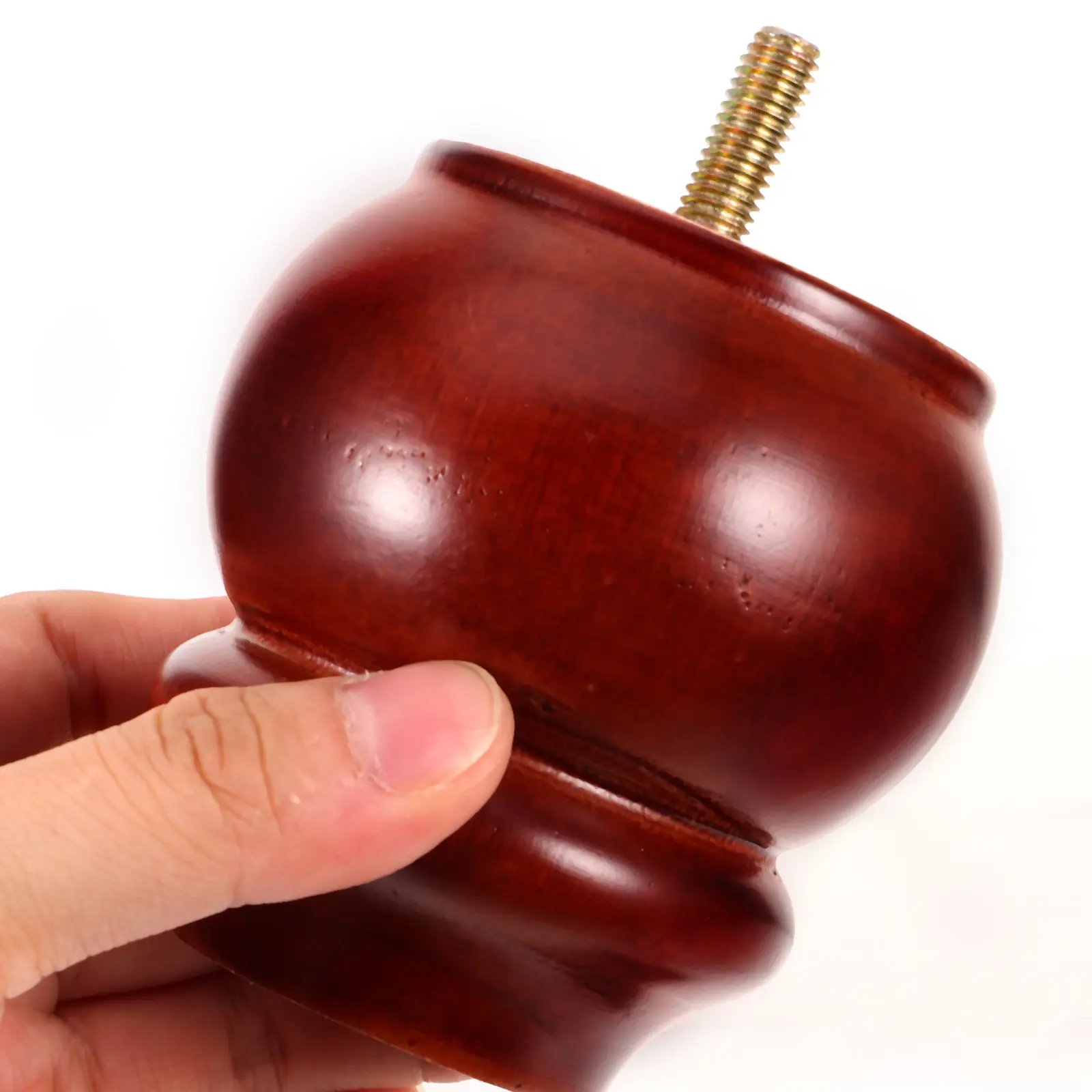 2-個の家具の脚木製椅子ソファテーブルの足交換用丈夫な保護用小型木製家具の足家庭用