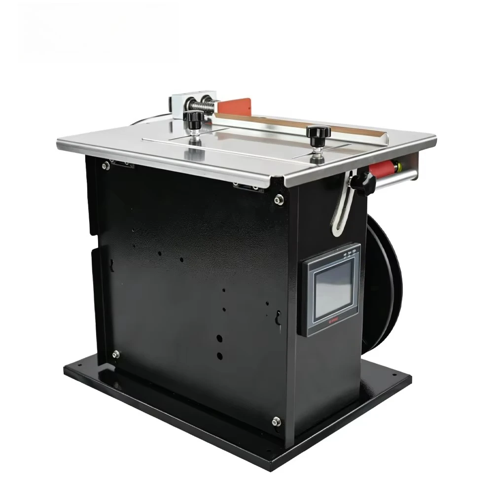 Picture 4: 90 L-Type Corner Semi-Automatic Labeling Machine for Small Boxes Cartons-Self-Adhesive Tamper-Proof Desktop PLC Paper Labeling