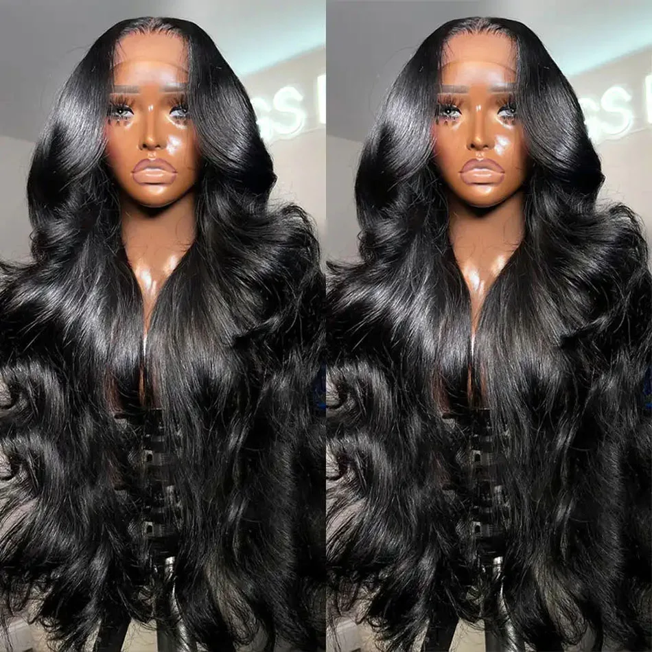 Perruque Lace Closure Wig Body Wave brésilienne HD 5x5, cheveux naturels, naissance des cheveux naturelle, pour femmes