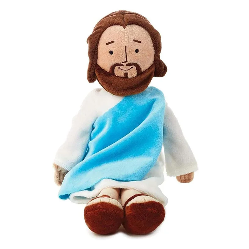 Peluche Vierge de Jésus et Maria, Mon Ami, Christ Sauveur Religieux, avec Polaire, Cadeau d'Anniversaire pour Enfant