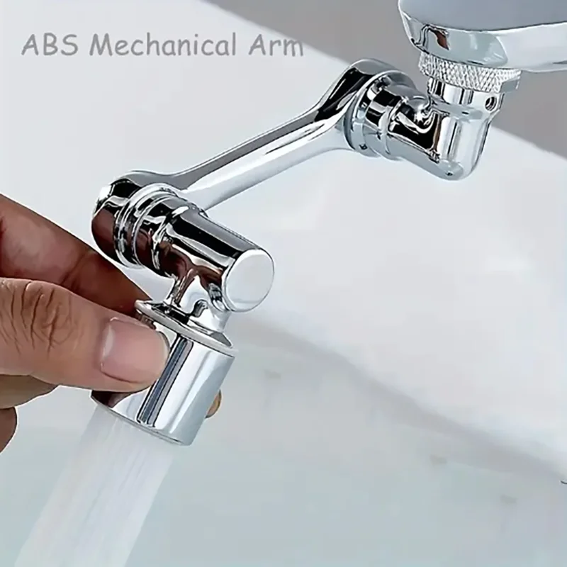 1/2pcs Faucet Extender, ABS Robotic Arm,Single Mode,1080° Rotating Universal Faucet Extension, Swivel Faucet For Bathroom Sink