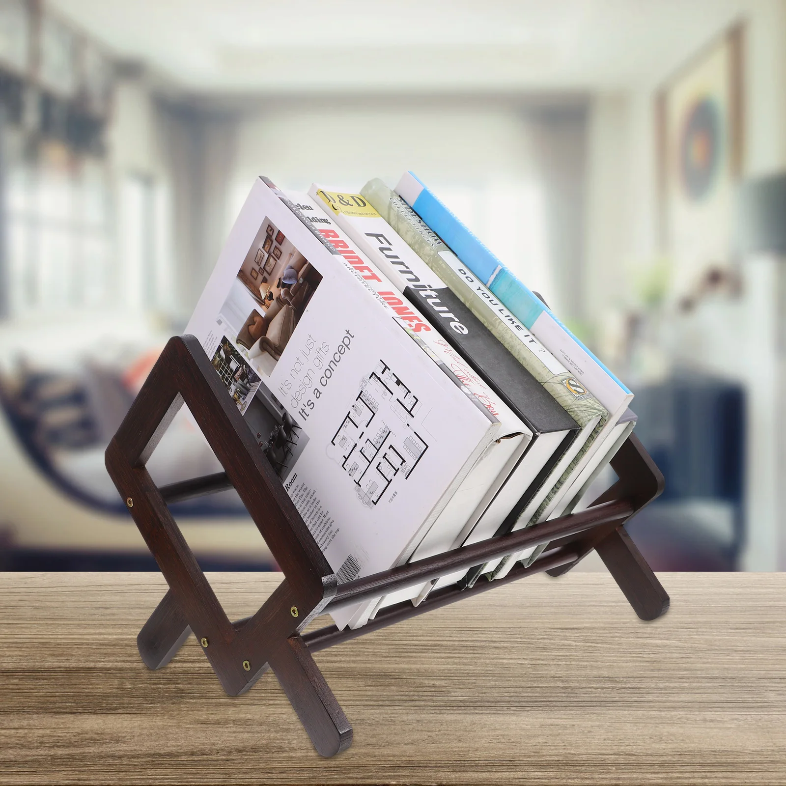 

Bamboo Desktop Book Stand for Reading Music Scores and Recipes Multi-Functional Lightweight Book Holder Study Learning Rack