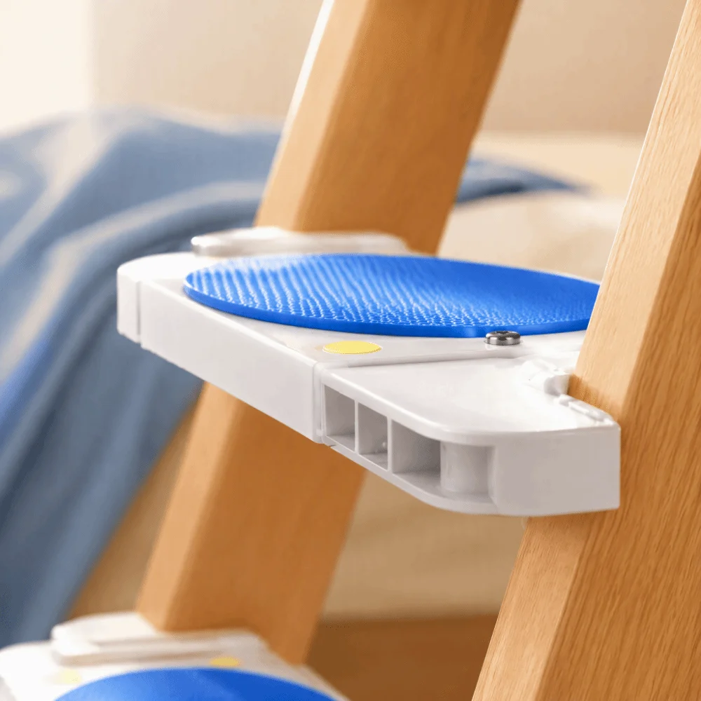 Upgraded Thickened Bunk Bed Ladder Foot Pads Widened Universal Anti-Slip Anti-Slip Step Covers Adjustable Telescoping Non-Slip