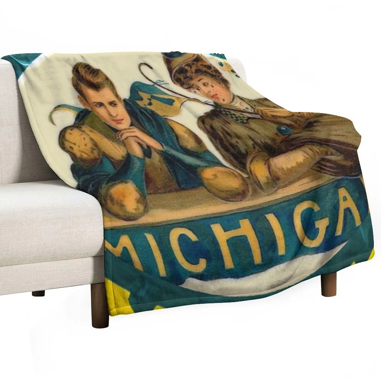 

Michigan Throw Blanket Giant Sofa anime Blankets