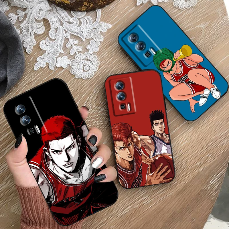 Anime S-Slam D-Dunk Sakuragis For Xiaomi Redmi 9A 9C 9AT 10C 9 9T 10 12C 13C A3 12 K60 A1 K50 K40 5G Black TPU Phone Case