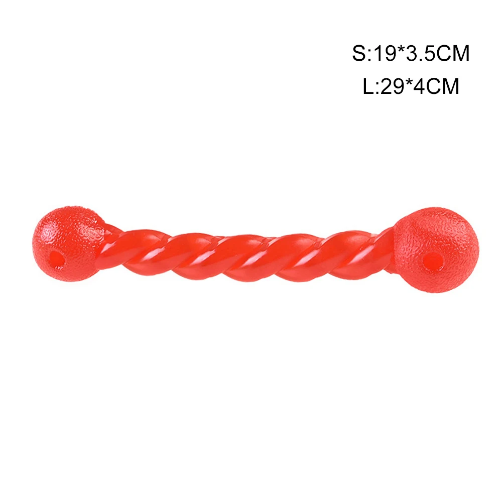 Dog Chew Toy Durable Pet Rubber Interactive Training Spiral Soft Rubber for Tooth Cleaning Anxious Chewers Bite-Resistant Toy