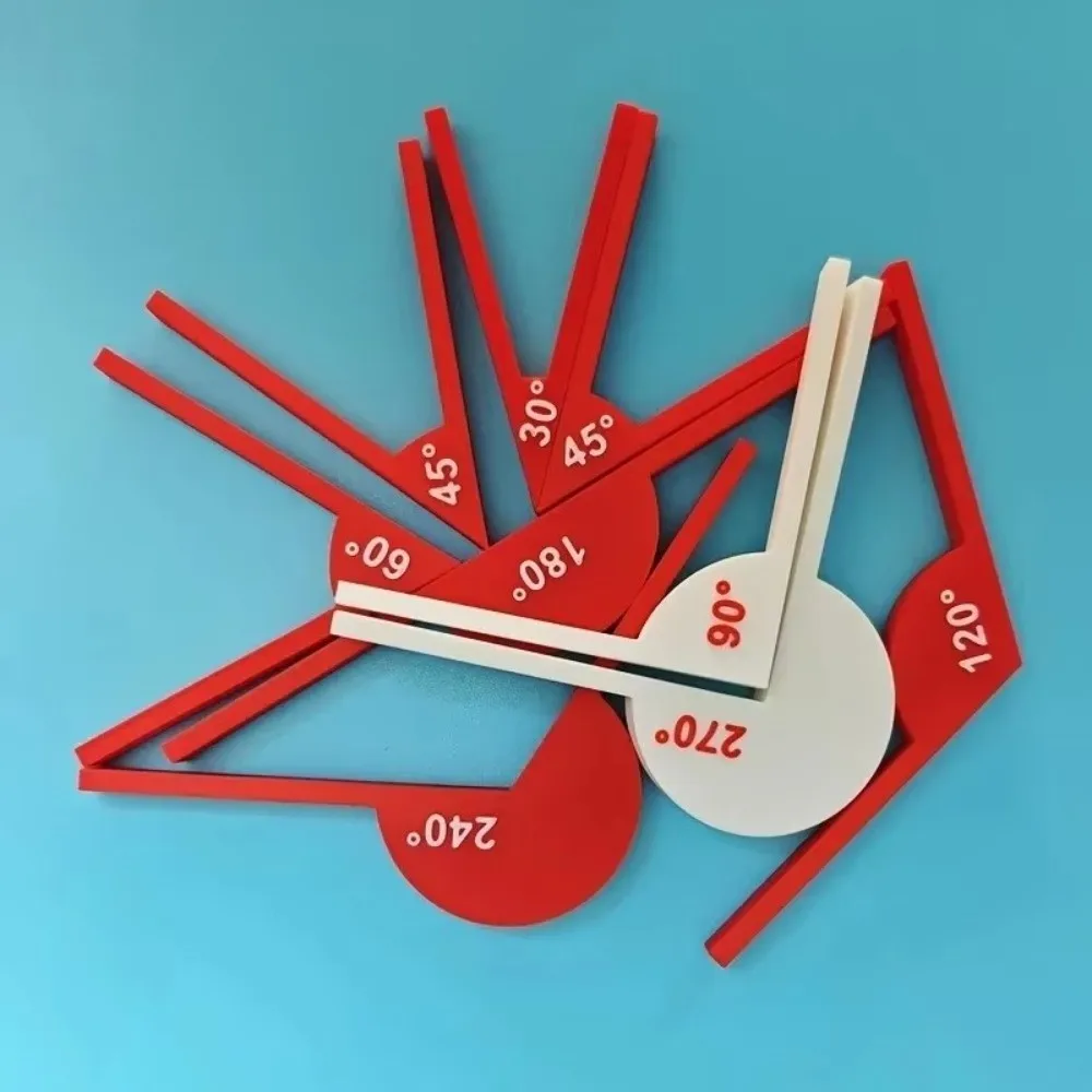 Portable Geometric Angle Ruler Multi-function Geometric Angle Teaching Mathematics Angle Rulers Teaching Auxiliary Props