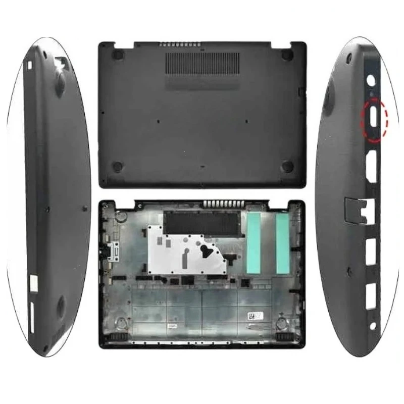 جديد لـ Inspiron 14 3480 3481 3482 كمبيوتر محمول LCD الغطاء الخلفي غطاء الشاشة الغطاء السفلي الغطاء السفلي قاعدة Palmrest غلاف لوحة المفاتيح