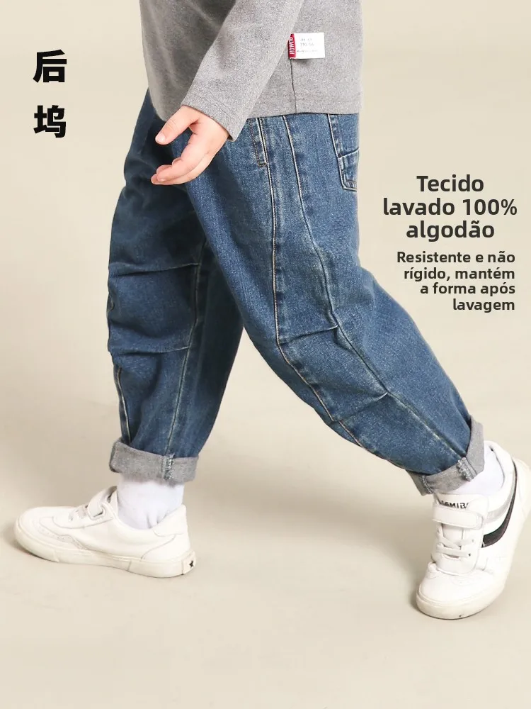 nouveau-pantalon-en-jean-decontracte-pour-l'automne-pour-garcons-bebes-tout-petits-vetements-pour-enfants-petits-bebes-pantalon-long-en-pur-coton-pour-l'automne