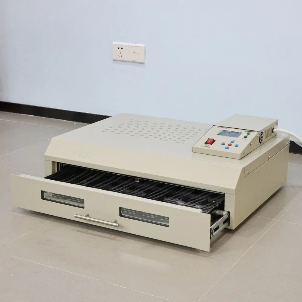 PUHUI 110V/220V 600*400 MM Reflow Oven T-962C Inframerah IC Pemanas Mesin Solder T962C untuk BGA SMD SMT Pengerjaan Ulang Versi Baru