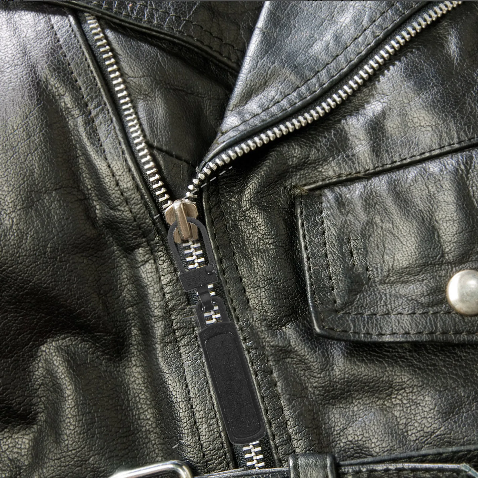 

10Pcs Minimalist Metal Zipper Pulls Replacement for Clothes Boots Jackets Easy to Use Zipper Pull Replacement Fix Zip Puller