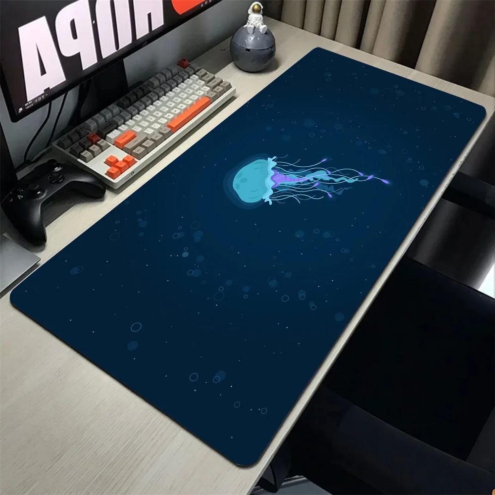 Jellyfish Mousepad Mouse Mat Desk Mat With Pad Gaming Accessories Prime Gaming XXL Keyboard Pad Padding Mat