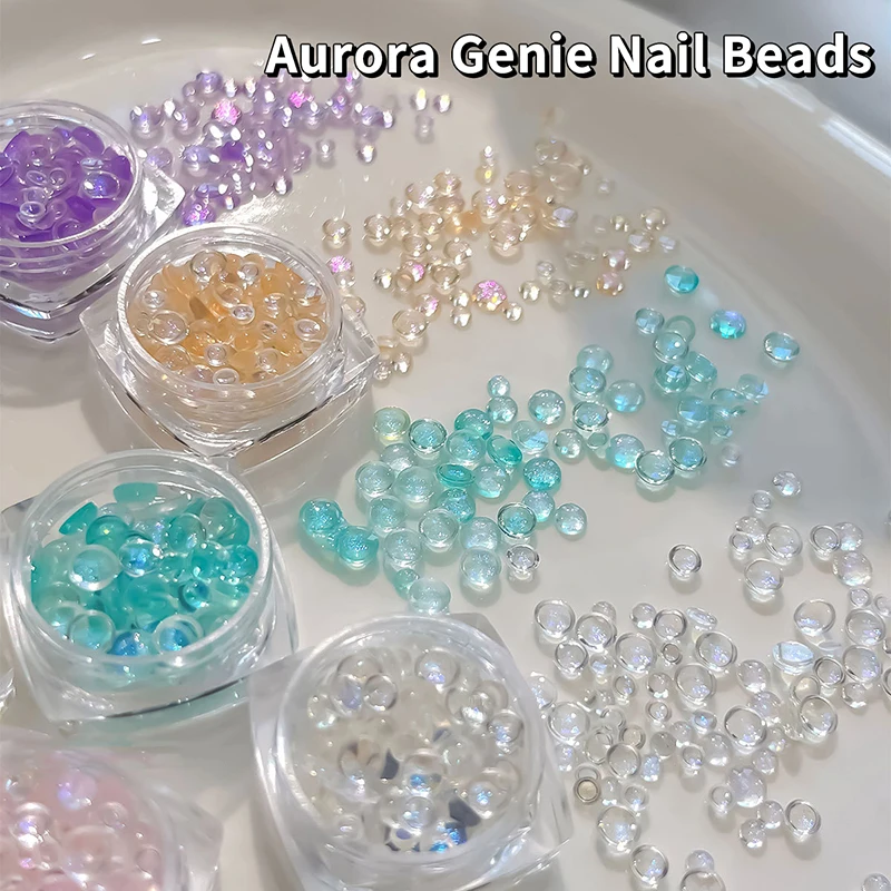 Tamanho misto sereia contas arte do prego strass 3d vidro decorações da arte do prego vestuário mix strass