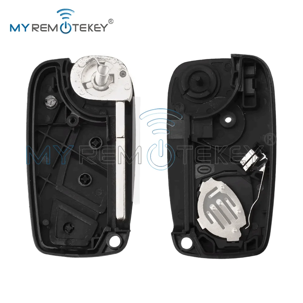 REMTEKEY SIP22 블레이드 플립 폴딩 리모컨 자동차 키 쉘 케이스 (피아트 푼토, 두카토, 스틸로, 판다용)