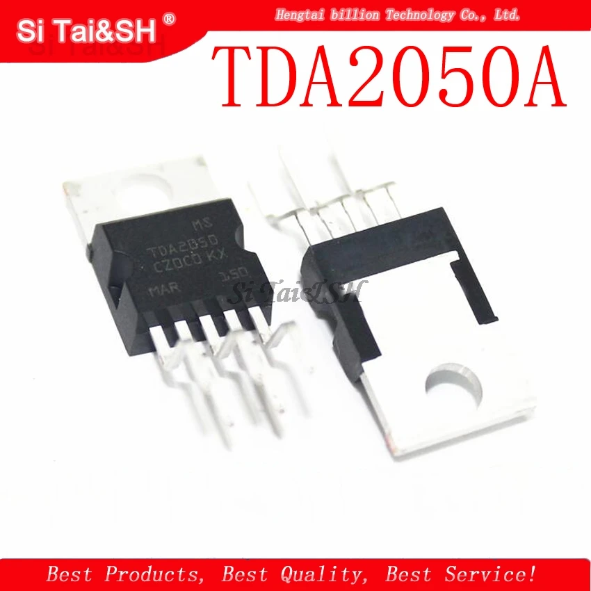 5PCS TDA2050A TDA2050 TO220-5 TO220 방수 쉘