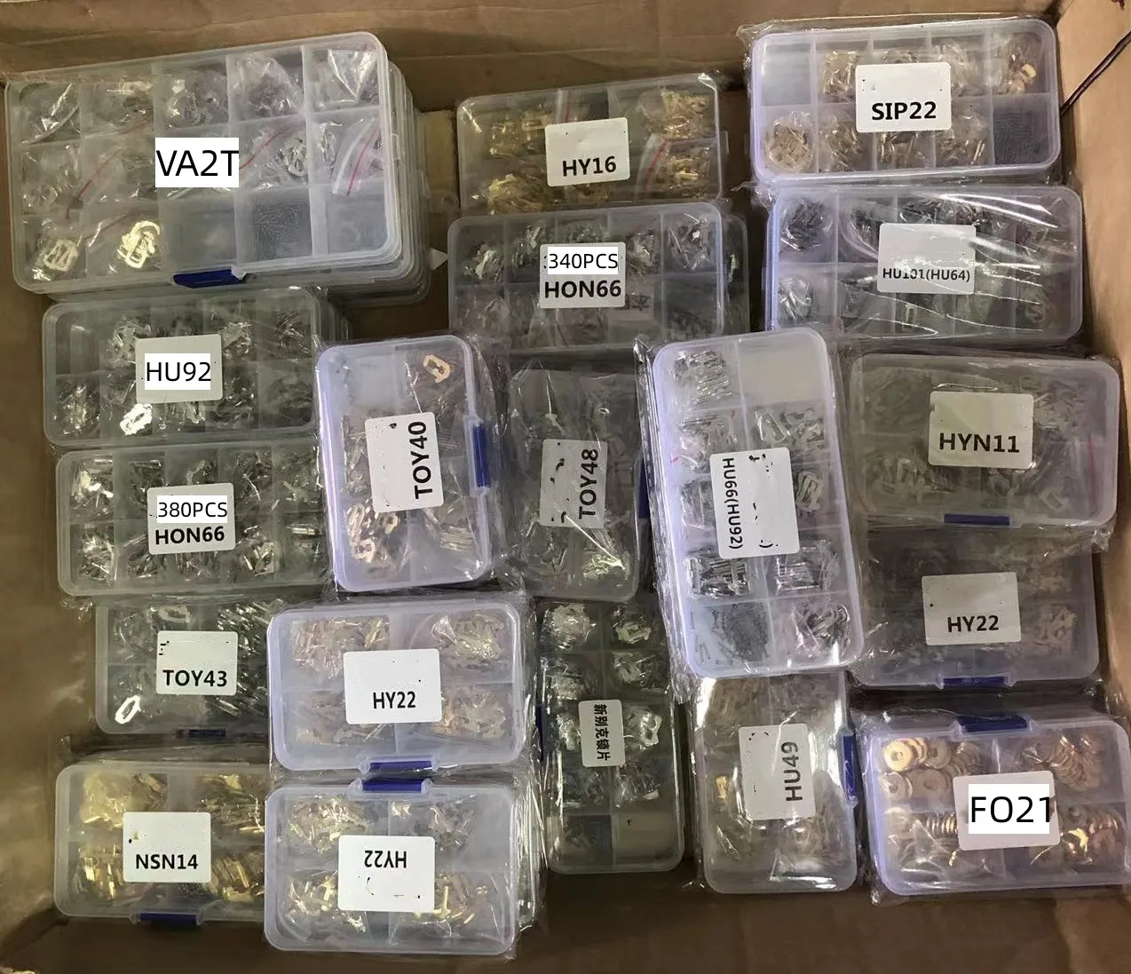 Auto Lock Reed Lock Plate FO21 TOY43 TOY48 HY22 HU92 HU100 HU66 HON66 SIP22 VA2T MAZ24 TOY43R NYN11 Car Lock Repair Accessories