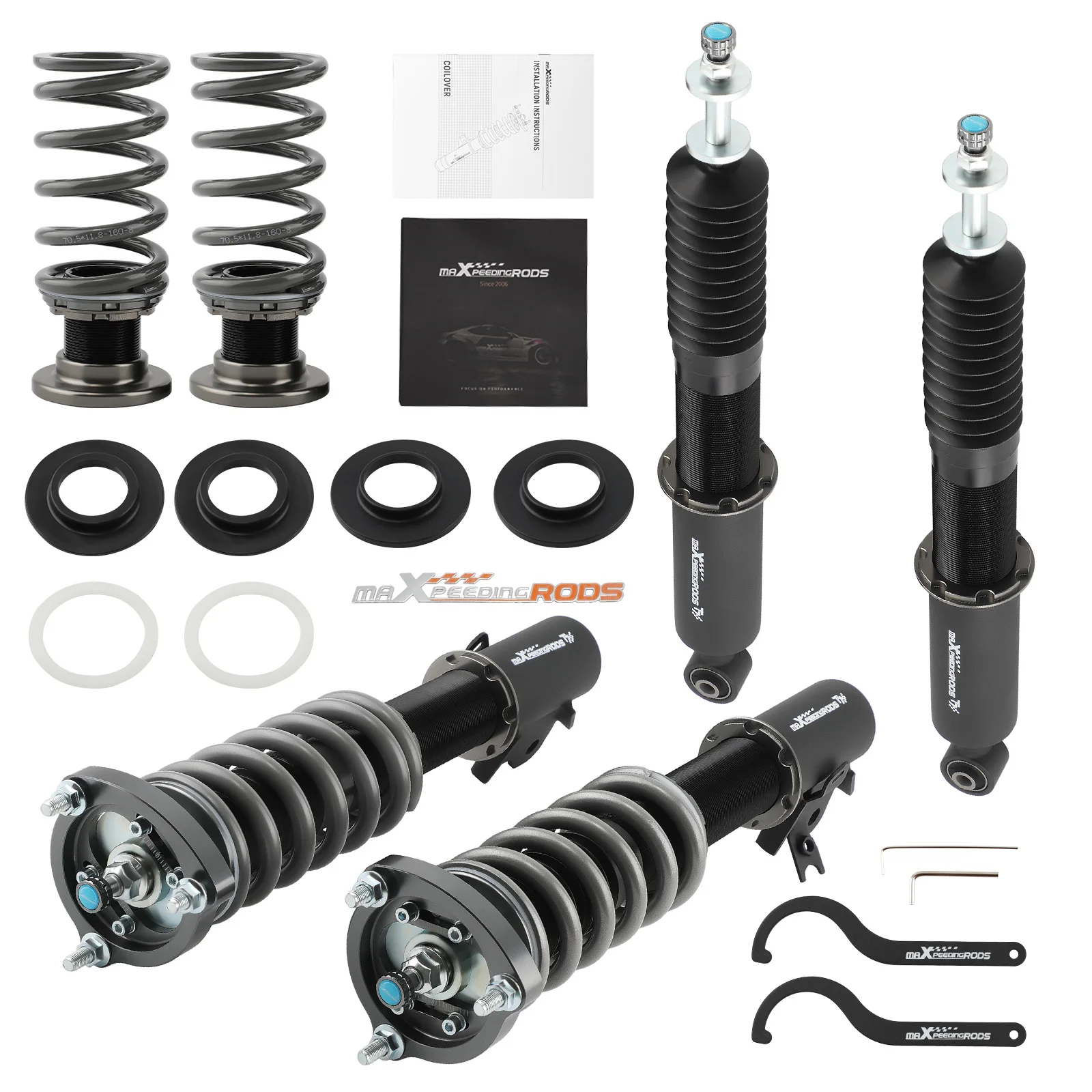 

MaXpeedingrods 24-клавишные демпферные койловеры для HONDA CIVIC и Si VIII FG FA FD Acura CSX 2006-2011