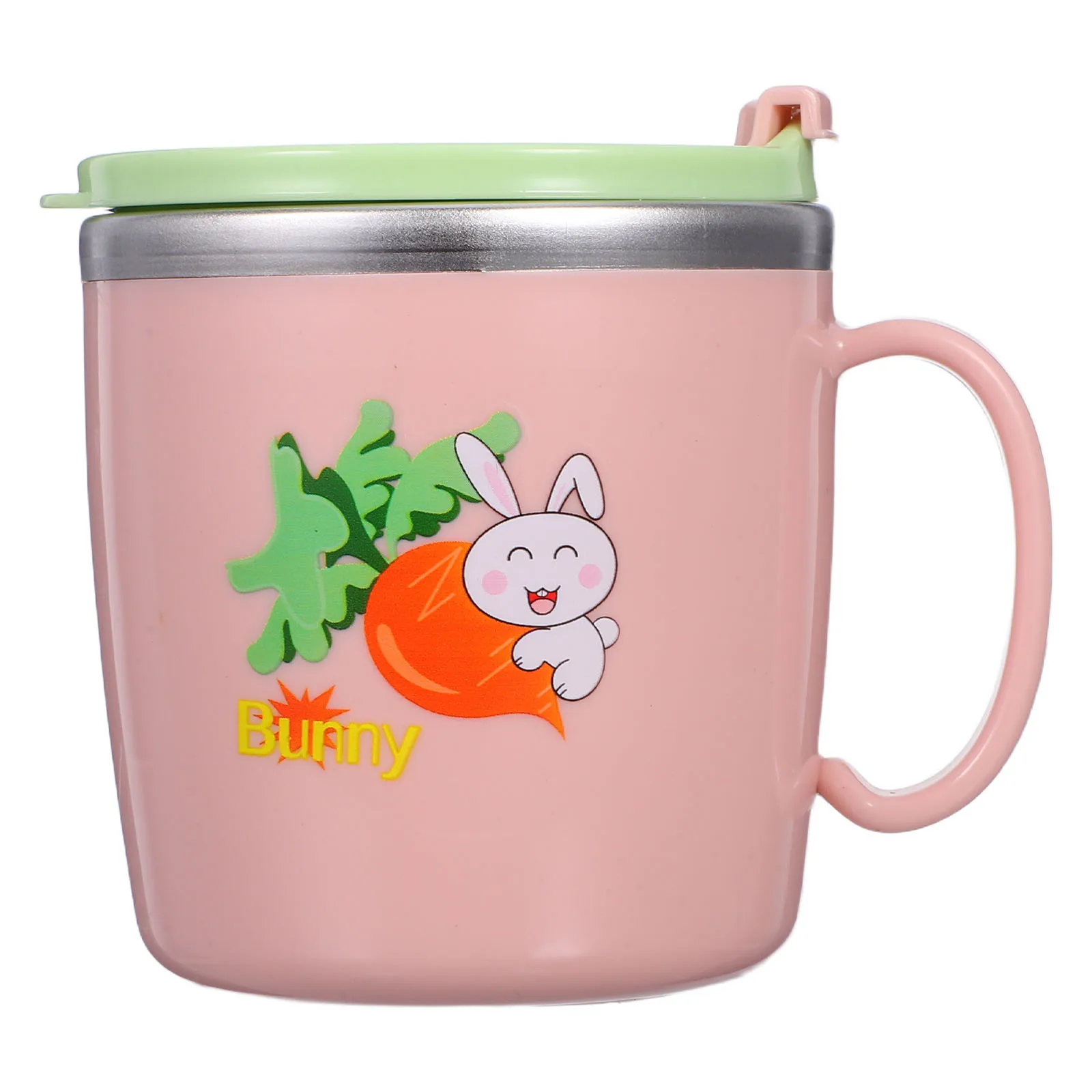 

280Ml Stainless Steel Straw Cup Kids Metal Drinking Bottle Spill-Proof Toddler Tumbler Insulated Baby Water Bottle For Milk