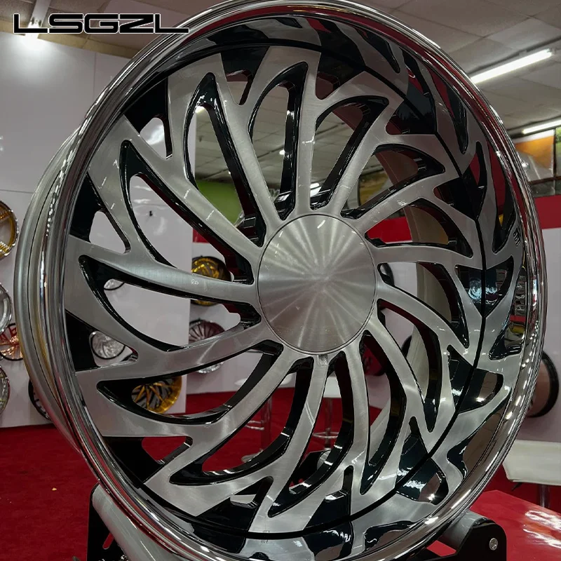 For Camaro Impala Chevy Caprice Custom Luxury Deep Concave Chrome Forged RIM 5x127 5x120 5x112 24 26 28 22 20 Inch Car Wheel Rim