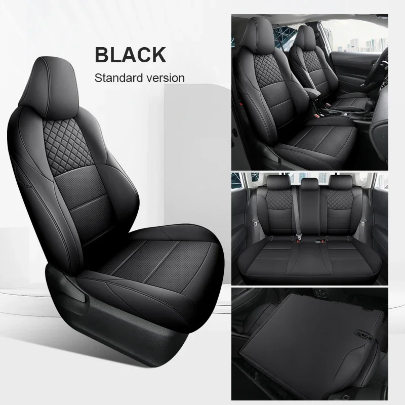 Nappa Leather Car Seat Cover Specific Customize for Toyota Bz4x Complete Set with Front and Rear Full Coverage