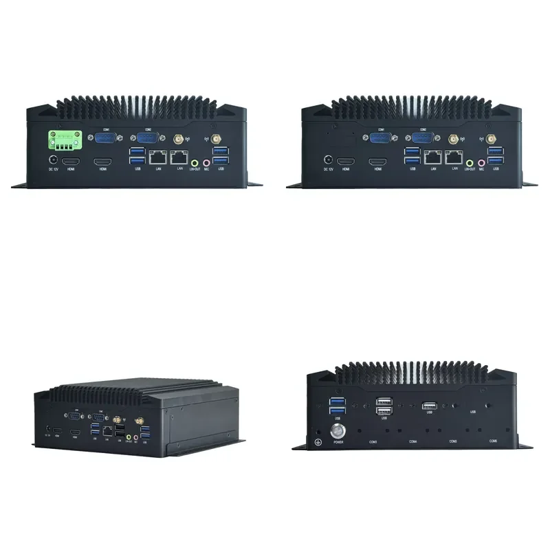2026  Desktop Mini PC Core I7 7700HQ Dual Display Ports IPC6900 Industrial Computer with CPU and RAM DDR4