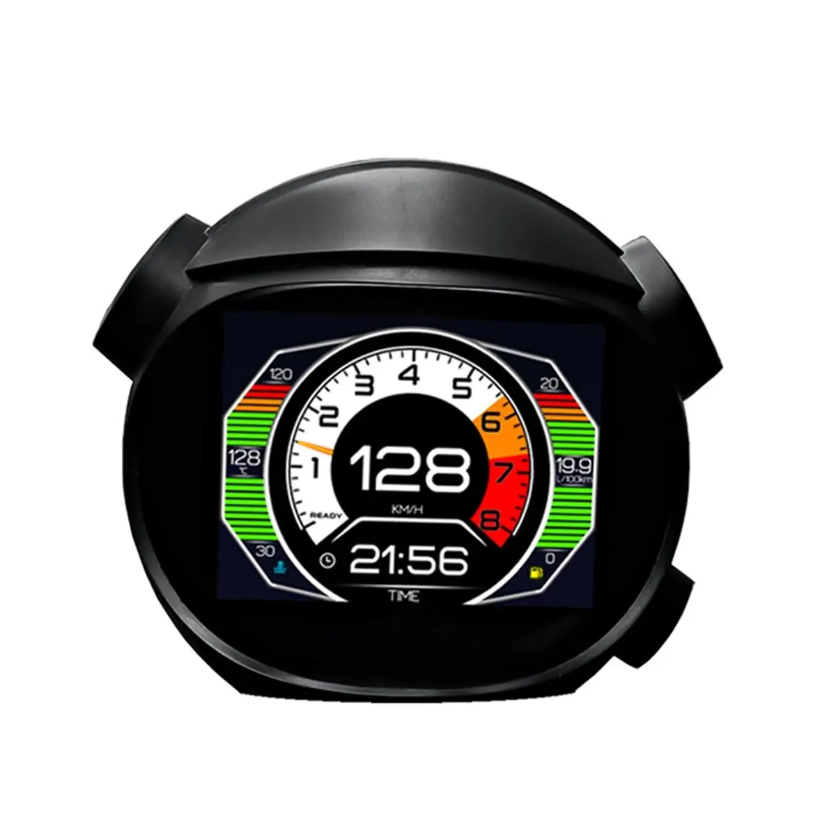 Summer sale- K10 OBD Gauge Head-Up Display HUD Multifunctional Modification Universal Speed Turbine Water Temp Meter