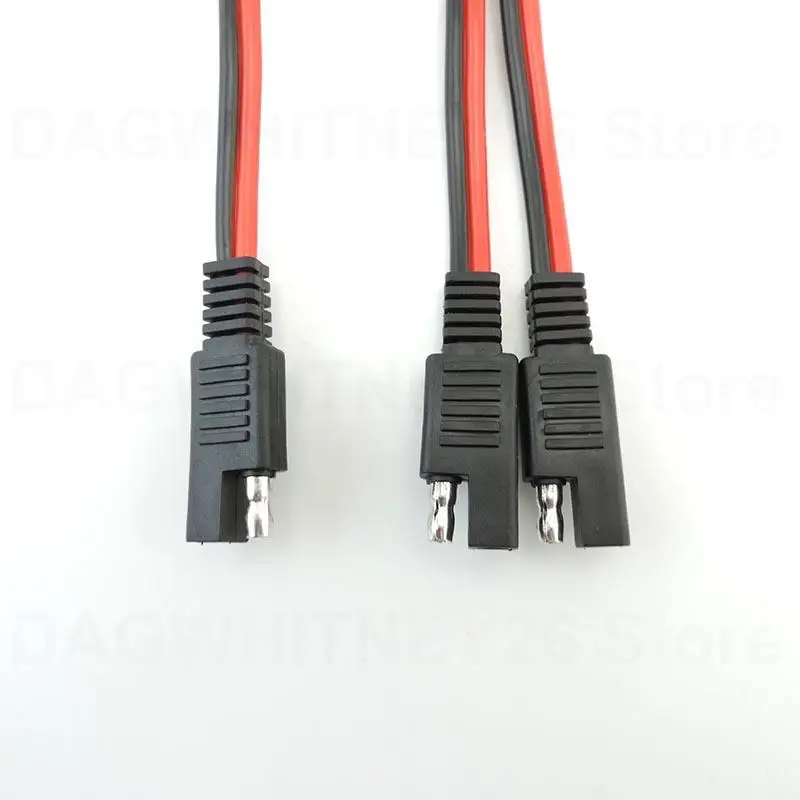 14AWG 20A SAE 1 to 2 Power Extension Cable Quick Disconnect Plug Harness Cord Car Motorcycle Solar Panel Battery Chargers U26