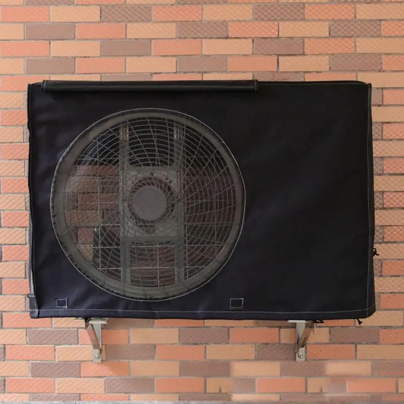 AC Cover For Outside Unit Breathable Central Air Conditioner Leaf Guard Mesh AC Condenser Cover Defender All Seasons Air