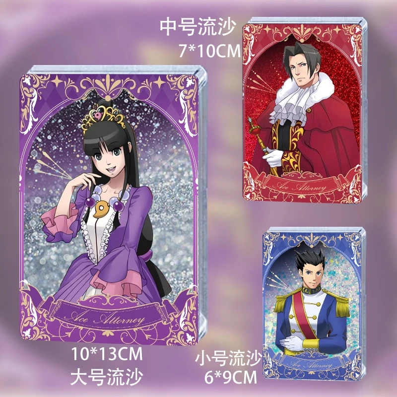 

Ace Attorney Phoenix Wright Cosplay Flow Hemp Card Brick Tabletop Decoration Individuality Quicksand Mahjong Ambitus Anime