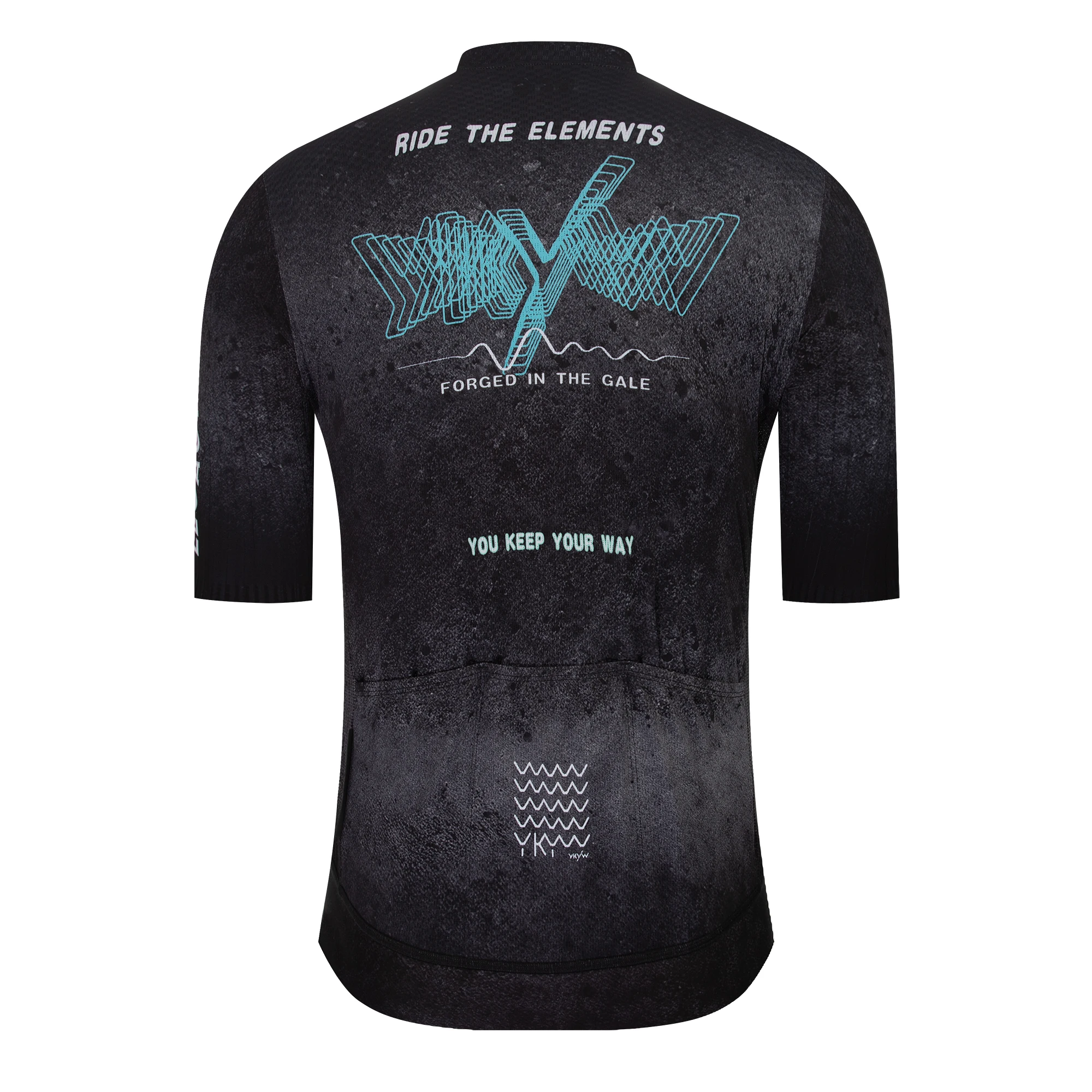 YKYWBIKE Herren 2026 Sommer Kurzarm-Radtrikot Pro Leichtgewichtig Atmungsaktiv Schnelltrocknend Hochelastisch Rennrad MTB Oberteil – Detail 14
