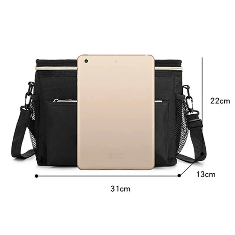 Waterproof Diaper Bag Multifunctional Large Capacity Mommy Travel Bag Baby Cart Stroller Hanging Storage Organizer Maternity