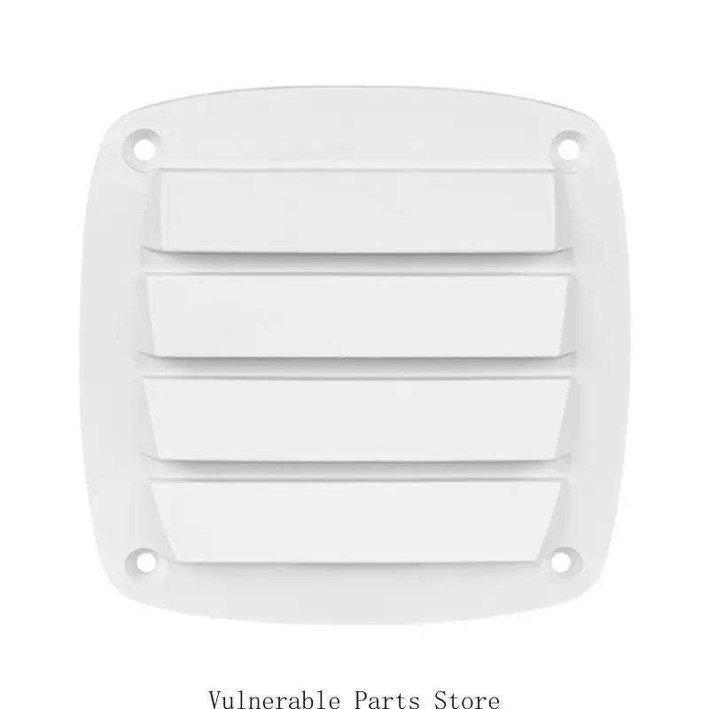 Marine Air Vent Grille with Mounting Holes Ventilation Ducting Louver Cover for Trailer Boat Cabin Airflows Panel Body