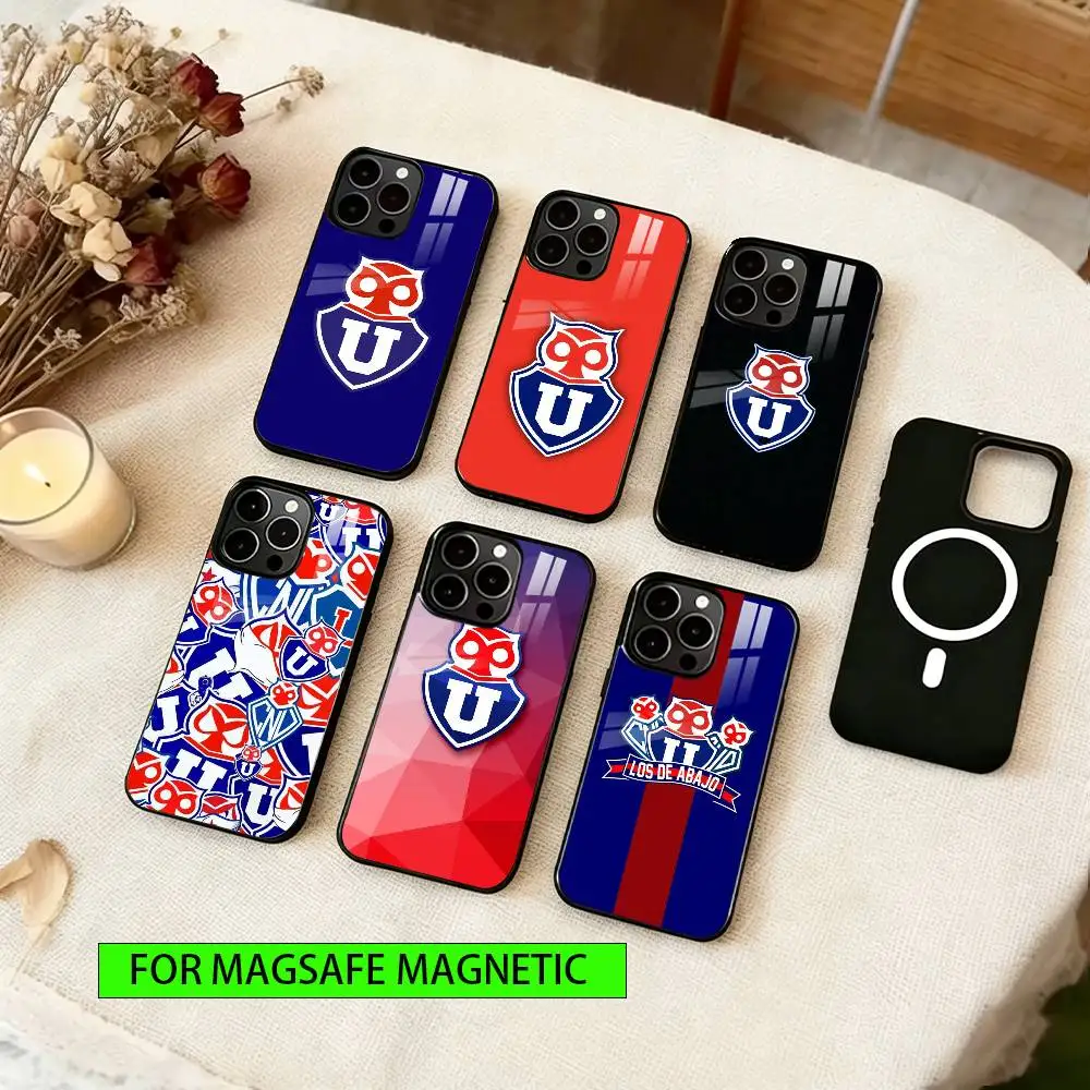 

U de Chile Phone Case For iPhone17,16,15,14,13,12,11 Plus,Pro Magnetic with Magsafe Wireless Charging