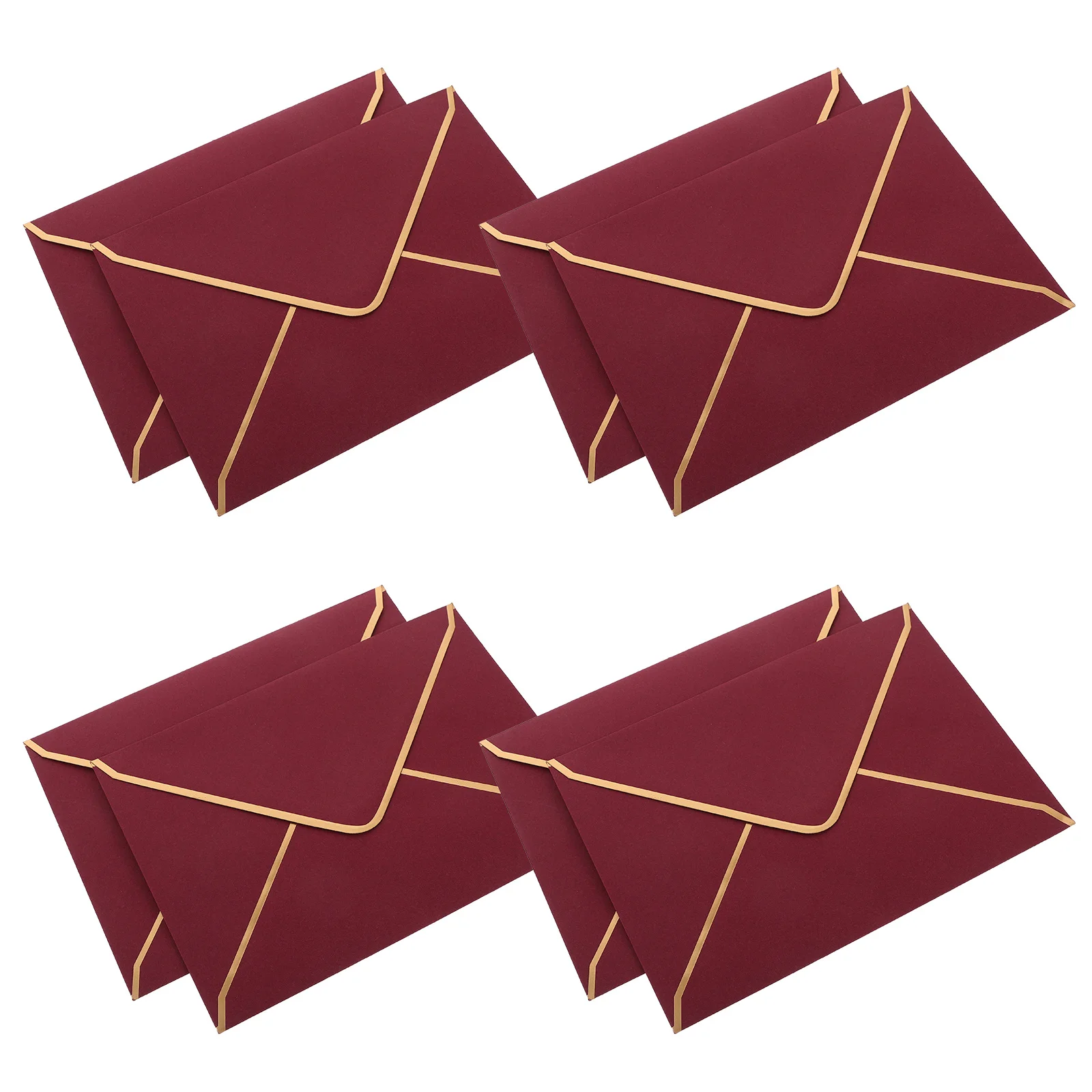 

10Pcs Business Invitation Envelopes Solid Color Stationery Envelope Suitable for Wedding Birthday Bridal Shower Greeting