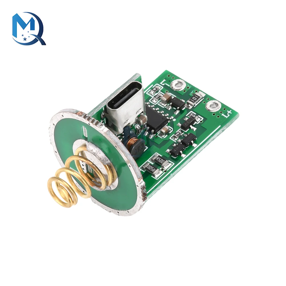 6-8.4V Dual Lithium Driver Board For Two 18650 or 26650 Batteries For Flashlight Accessories Center Switch