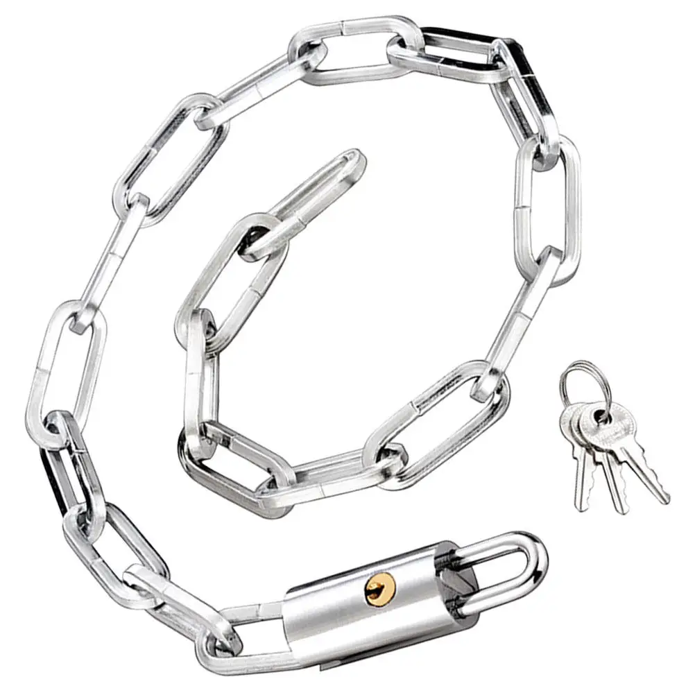 Bike Chain Lock Heavy Duty Cut Proof Chain Sturdy Wear-Resistant Anti-Theft Cycling Lock Portable Outdoor Use Bike Supplies
