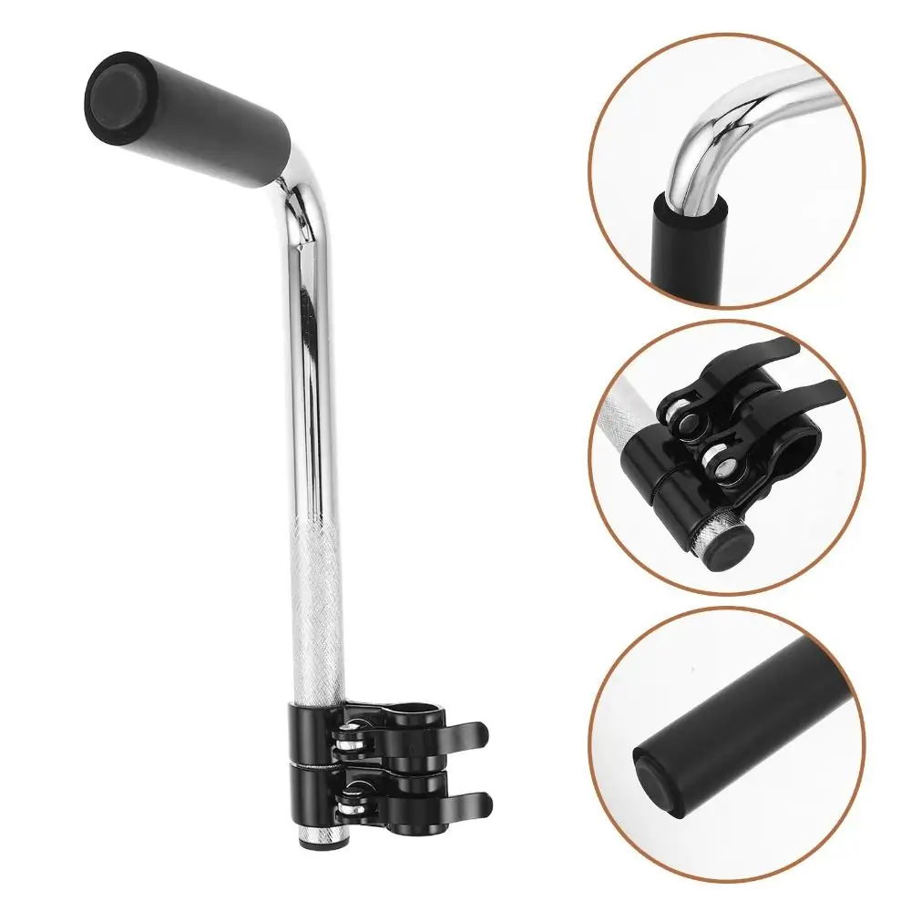 2PCS Stainless Steel Wheelchair Handle Extender 300 Lbs Load Capacity Telescopic Push Handle Extension Easy Installation