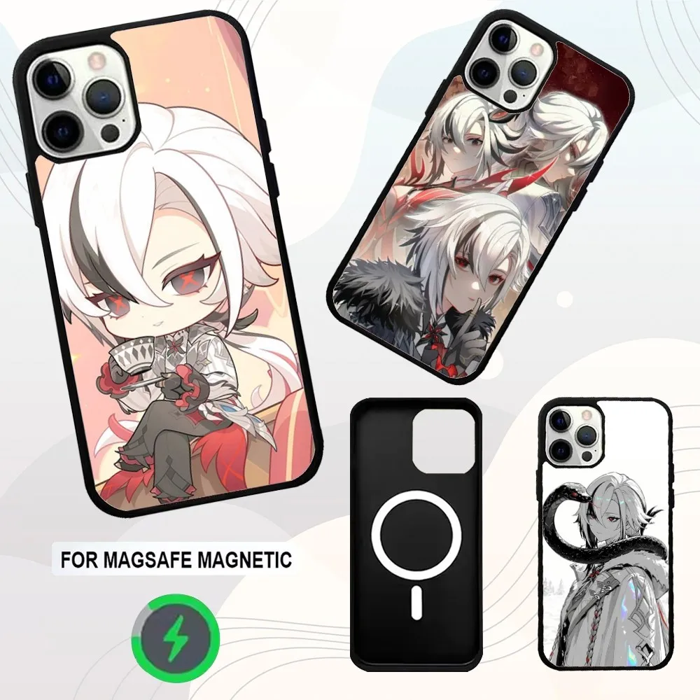 

G-Genshin A-Arlecchinos Phone Case For iPhone 16e,16,15,14,13,12,11,Plus,Pro,Max,Mini Magsafe Magnetic Wireless Charging