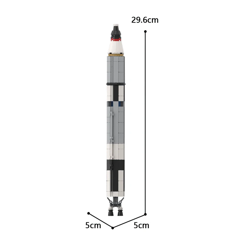 Gobricks Moc Rakete Bausteine Mercury & Gemini Sammlung Saturn V Skala Rakete Launcher Bausteine kinder Spielzeug