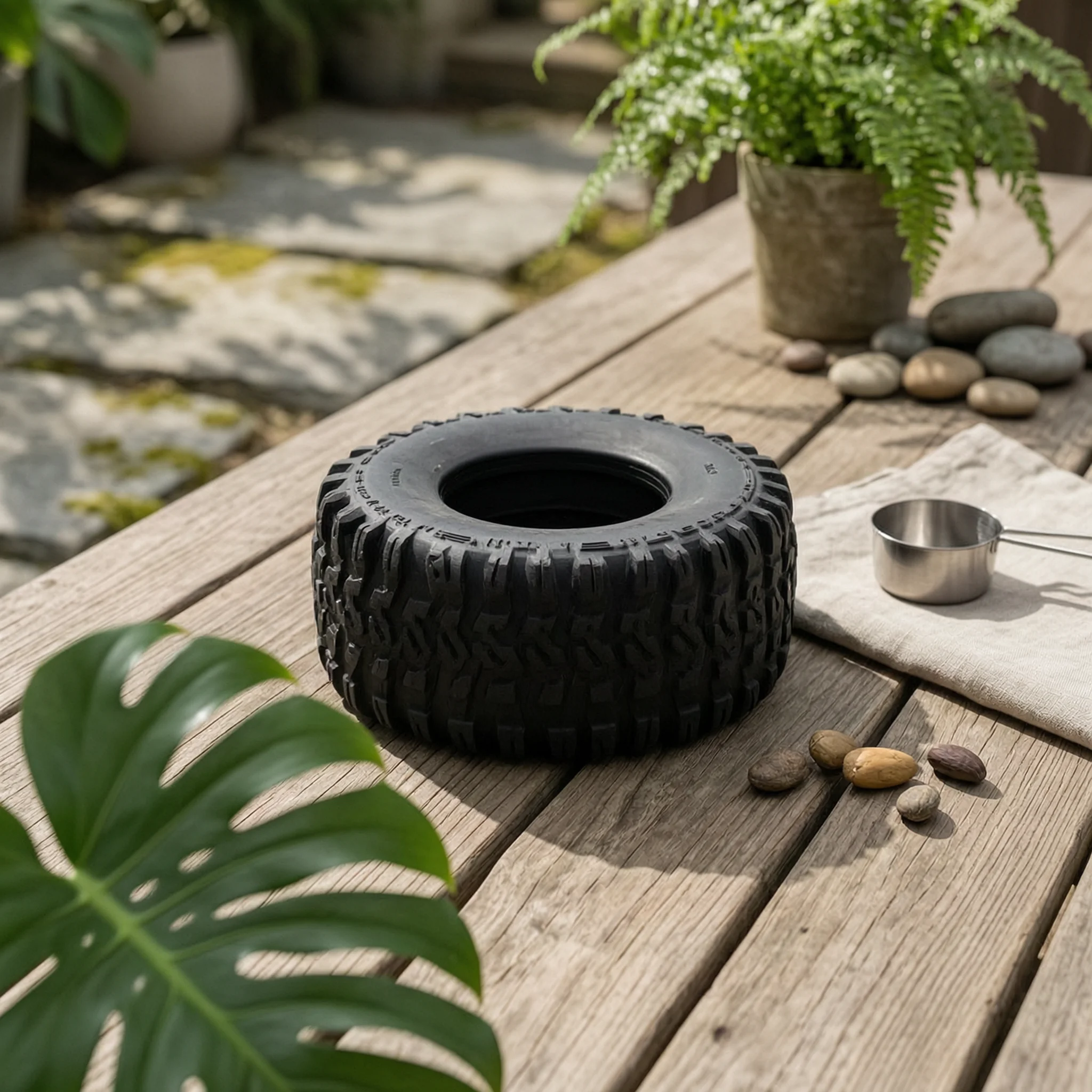 2 Pieces RC Monster Truck Tires All-Terrain RC Tires with Hex Adapters Chunky Long-Lasting