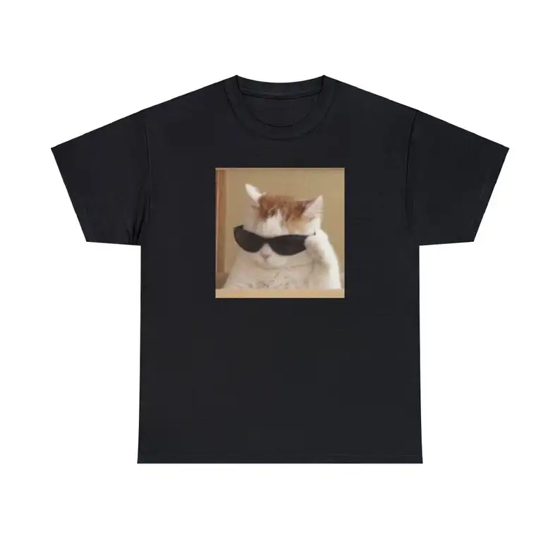 

Cat T Shirt Unisex Cotton Tees Short Sleeve T Shirt O-Neck Clothing Summer