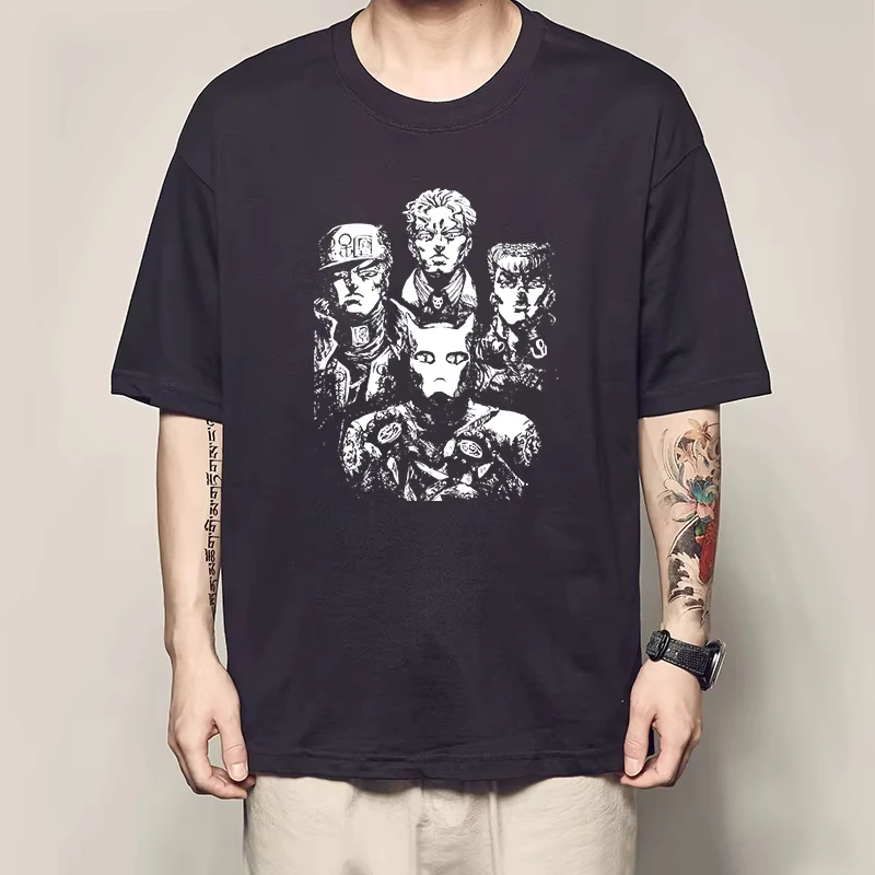 

Jojo Burgarati T-shirt Diapolo But I Refuse Clothes Short Sleeves Jojot T-shirt Men's Women's Sports Casual Men Short Sleeves