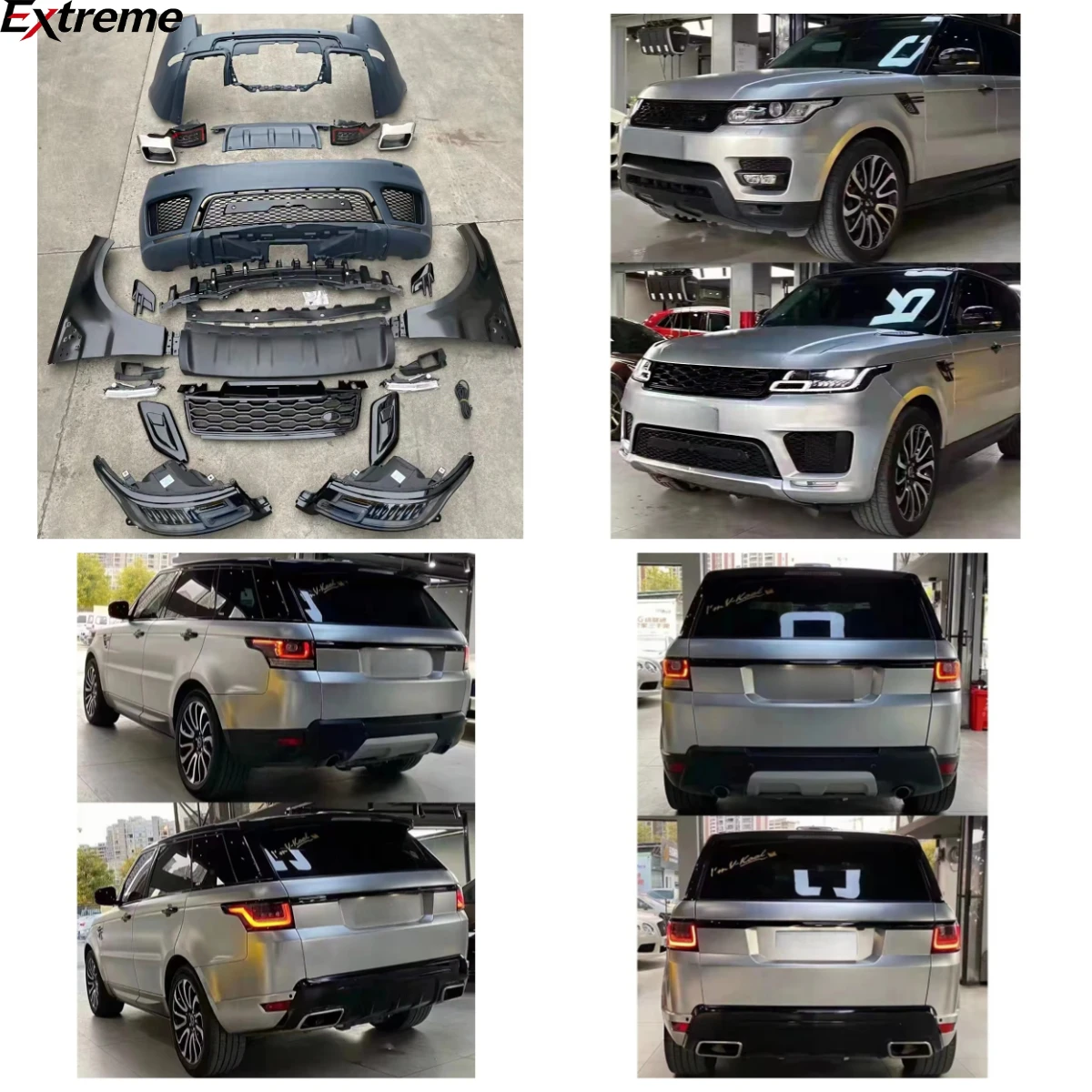 Hot Selling Auto Parts Bumpers Body Kit for Land Rover Range Rover Sport L494 2014-2017 Facelift to 2020 Style.
