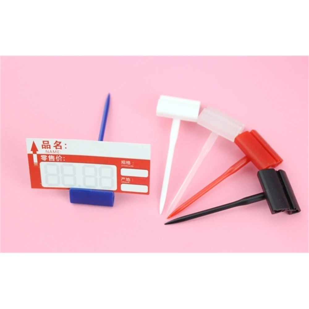 Plastic Pricing Needles Card Spike To Hold Tags Label Ticket Post Paper Arts Memo Pricing Display Bread Bakery Ticket  Pins