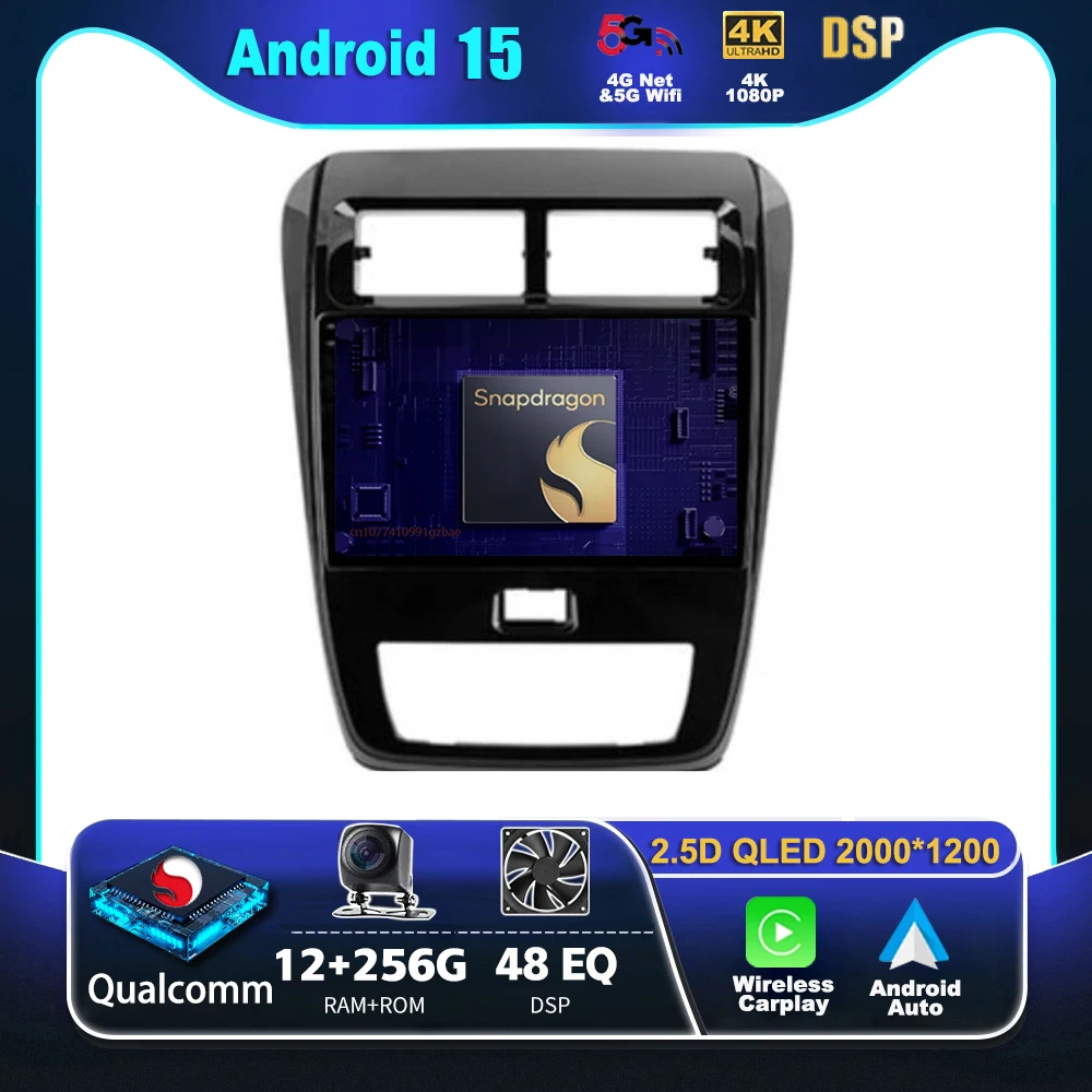 

Android 15 Qualcomm для Toyota Wigo Agya Aygo 2020-2023 Carplay автомобильный радиоприемник мультимедийный видеоплеер навигация стерео 360 камера