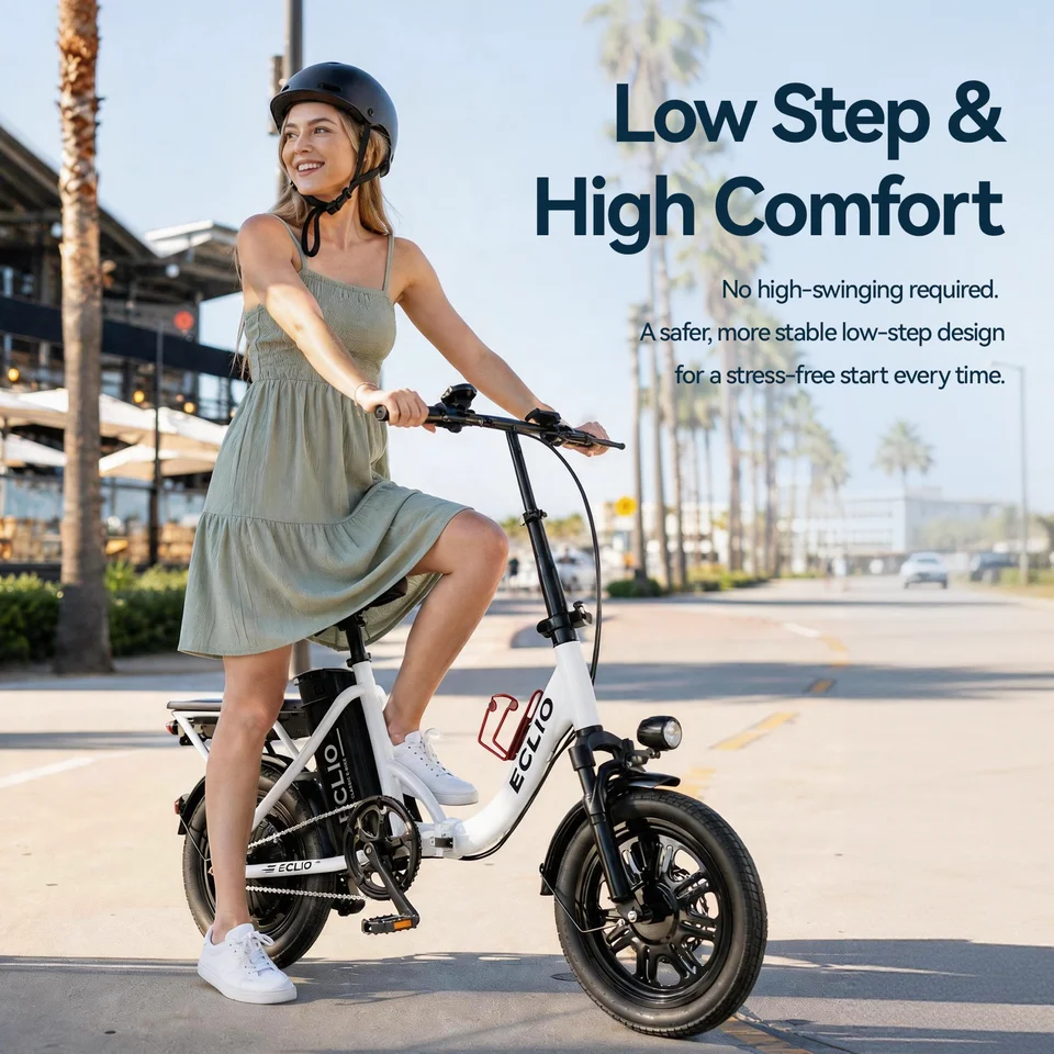 Folding Electric Bike, Electric Bicycle with 48V 14AH Removable Battery,  Electric Bike for Adults Teens,16'' Ebike