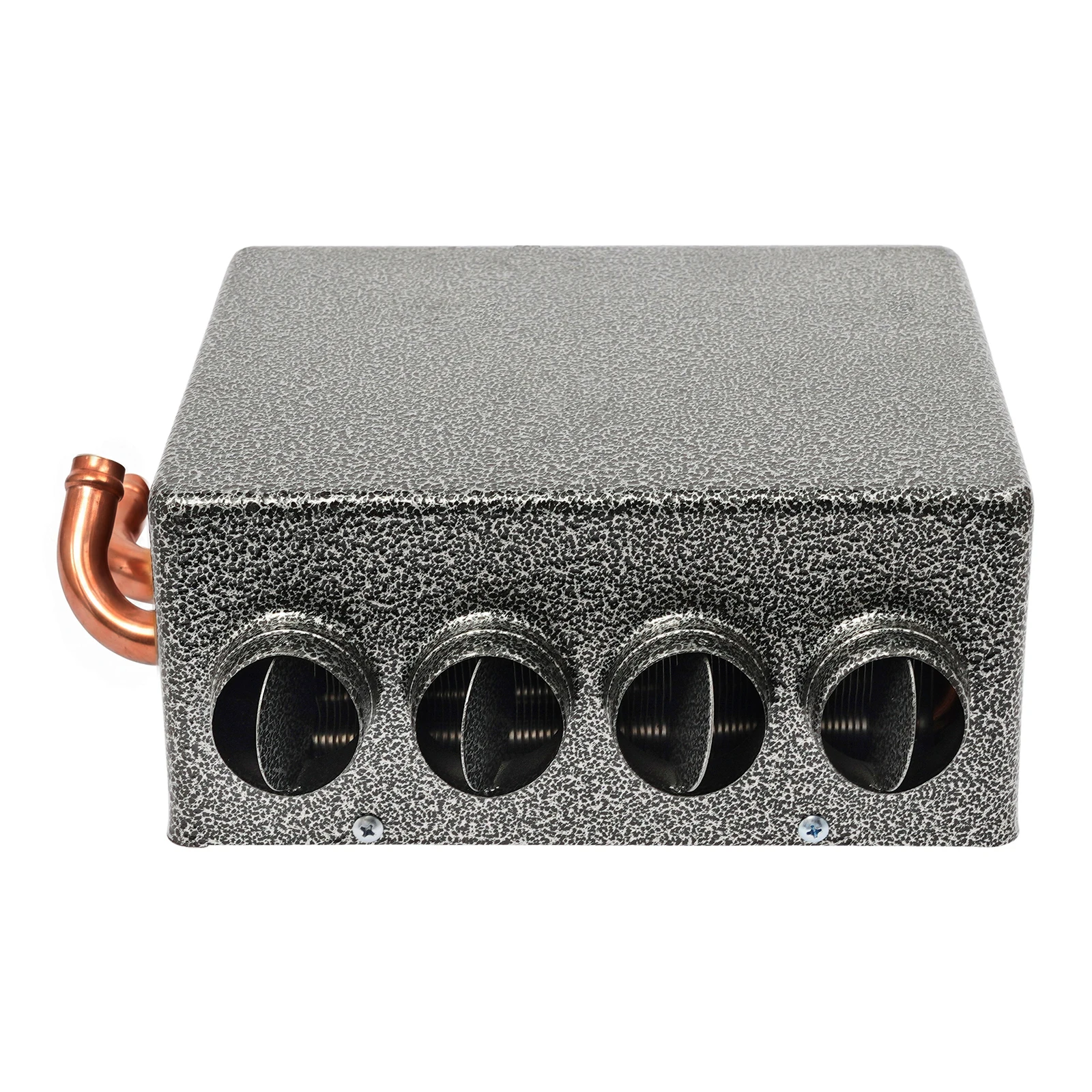 12V Car Heater 8A, Copper & Iron, 12 Copper Tubes, Stepless Adjustment, Fast Heating, Defogging, Defrosting, for Car, Truck, RV, Ship, Excavator, Harvester