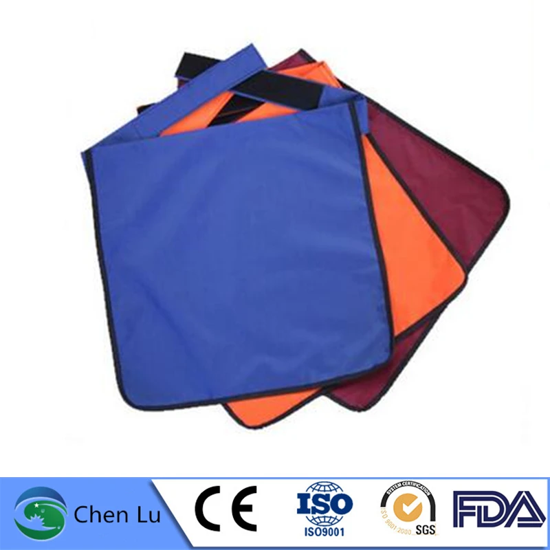 Genuine adult gonadal radiological protection 0.5mmpb half lead apron x-ray gamma ray radiation protective square scarf